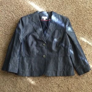 Ann Taylor Loft Chambray Blazer Is Brand New Without Price Tags 🏷